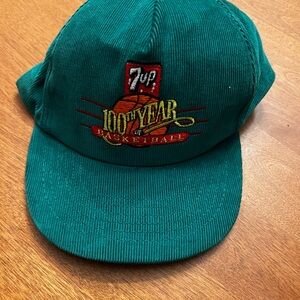 7up Green Corduroy Cap